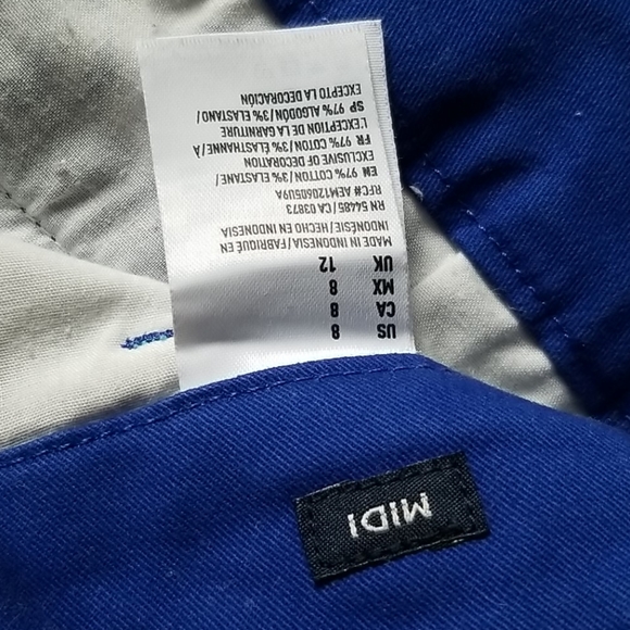 Royal blue shorts - Picture 2 of 3